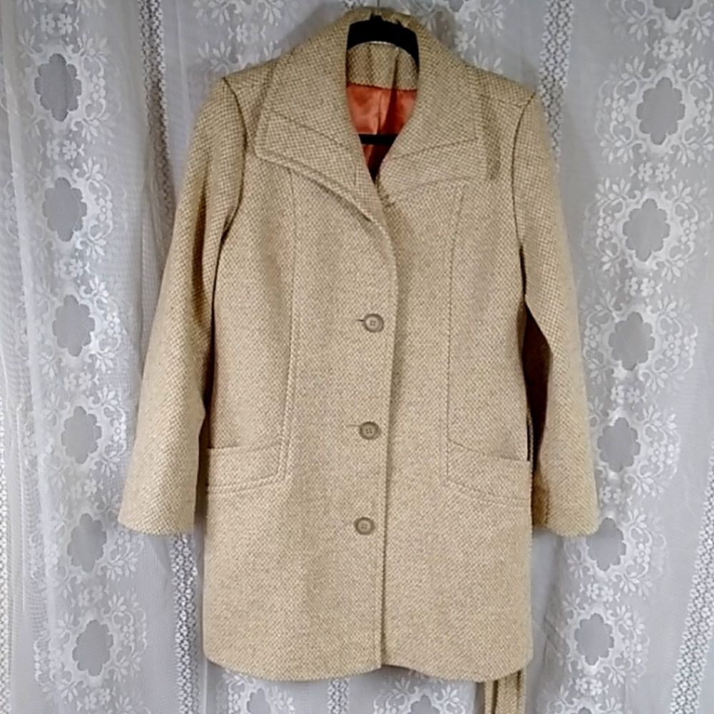 Vintage Fashionbilt Casuals ILGWU Wool Women's Coat Jacket Size Approximate M
